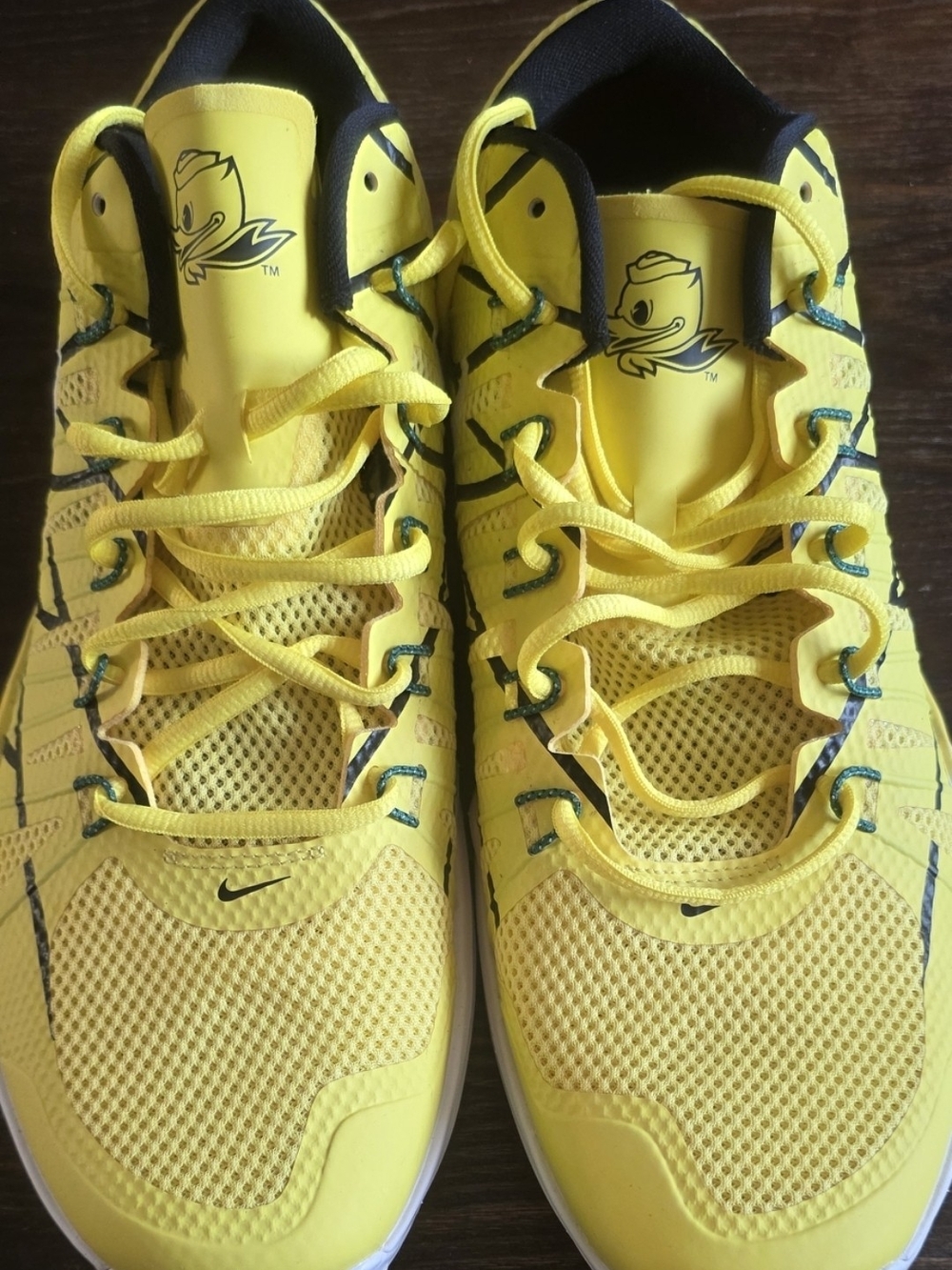 Nike Lunar TR1 NRG Oregon Ducks Yellow Strike Black Size 15 654283-701 2014